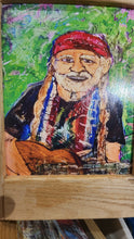 Load image into Gallery viewer, willie nelson fan  art framed print