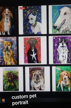 Load image into Gallery viewer, 50% Deposit Custom Pet Portrait  by Mark Dannon Herbert  24x16(work order )