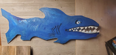 4ft painted shark