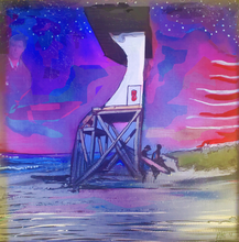 Load image into Gallery viewer, framed tower 8 print Jermey Owens tribute