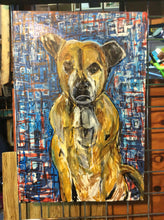 Load image into Gallery viewer, 50% balance due  for Custom  digital mixed media portrait 12x18 (framed )