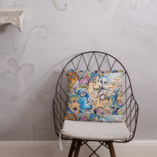 Load image into Gallery viewer, new face pillow collective consciousness