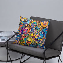 Load image into Gallery viewer, Abstract face pillow