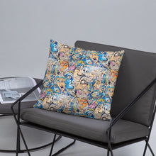 Load image into Gallery viewer, new face pillow collective consciousness