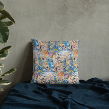Load image into Gallery viewer, new face pillow collective consciousness
