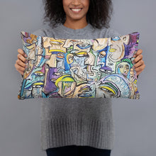Load image into Gallery viewer, Collective conscious brain storm pillow