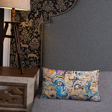 Load image into Gallery viewer, new face pillow collective consciousness