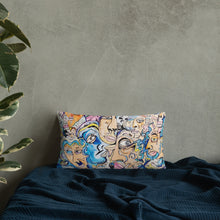 Load image into Gallery viewer, new face pillow collective consciousness