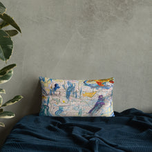 Load image into Gallery viewer, Ilm Map art pillow
