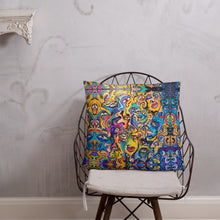 Load image into Gallery viewer, Abstract face pillow