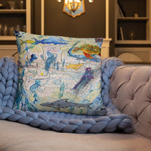 Load image into Gallery viewer, Ilm Map art pillow