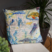 Load image into Gallery viewer, Ilm Map art pillow
