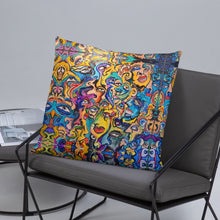 Load image into Gallery viewer, Abstract face pillow