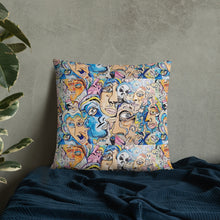 Load image into Gallery viewer, new face pillow collective consciousness