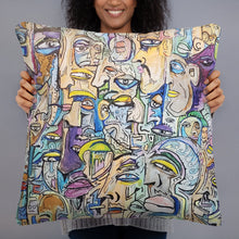 Load image into Gallery viewer, Collective conscious brain storm pillow