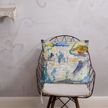 Load image into Gallery viewer, Ilm Map art pillow