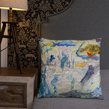 Load image into Gallery viewer, Ilm Map art pillow