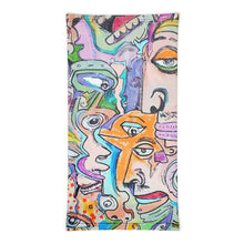 Load image into Gallery viewer, Neck Gaiter abstract faces