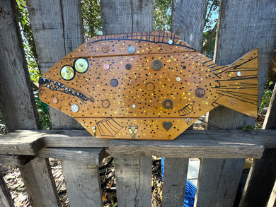 24 “ folky flounder wood cutout