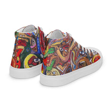 Load image into Gallery viewer, &quot;Transcendent  Metamorphous  Men’s high top canvas shoes