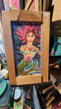 Load image into Gallery viewer, 13x8 framed print thirsty mermaid