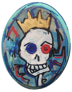 5.5x4.5 little skull king 16 original