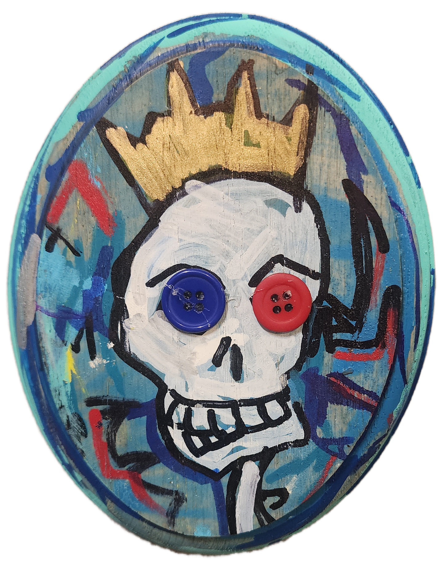 5.5x4.5 little skull king 16 original