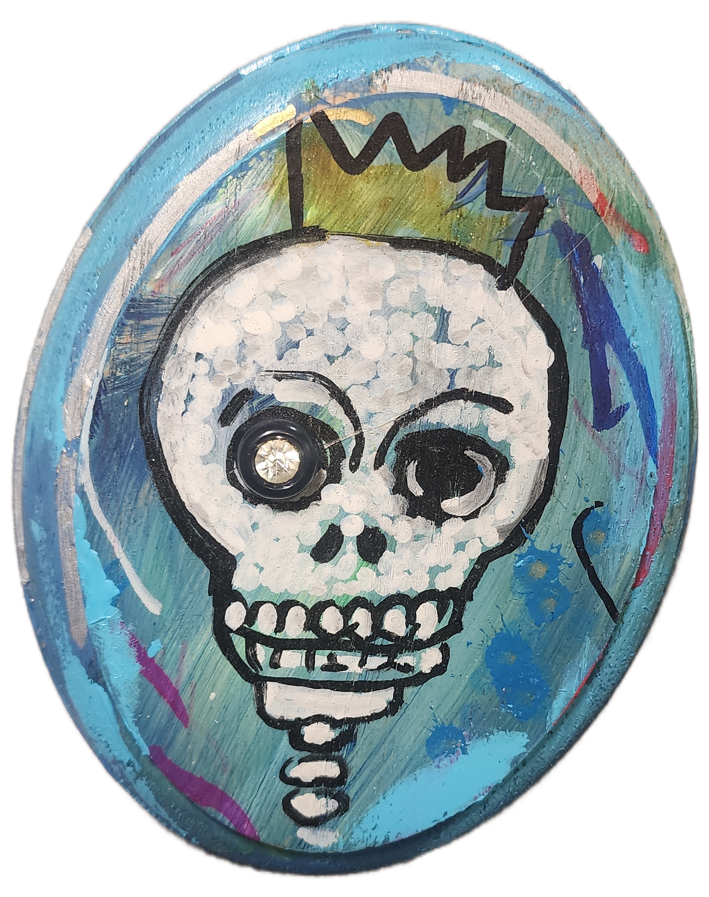 5.5x4.5 little skull king 6 original