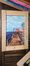 Load image into Gallery viewer, 18x12 framed   love on the riverwalk