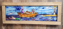 Load image into Gallery viewer, Ship of fools series: &quot;shipwreck salvation&quot; 9x26&quot; mounted print