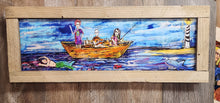 Load image into Gallery viewer, Ship of fools series: &quot;shipwreck salvation&quot; 9x26&quot; mounted print