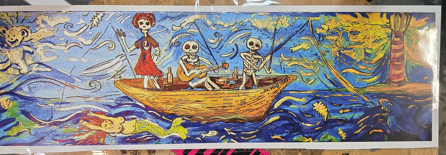 Ship of fools 5x16 Signed art print in poly sleeve