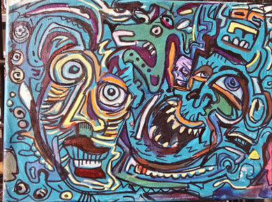 10x12painting on stretched canvas 