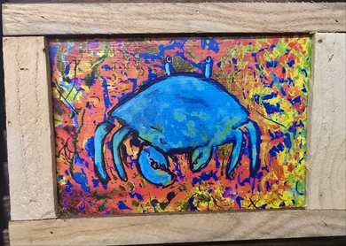 7.5 x10.5 framed  mini print 