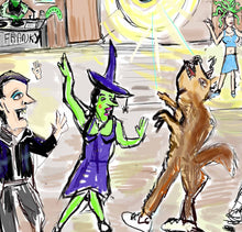 Load image into Gallery viewer, 8x10 signed print Monster disco party