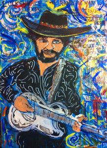Waylon Jennings Art prints
