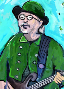 les claypool 8x10 art print signed and shipped in poly sleeve