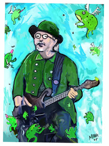 les claypool 8x10 art print signed and shipped in poly sleeve