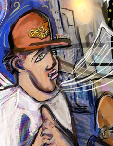 Mac Miller 8x10 art print signed and shipped in poly sleeve
