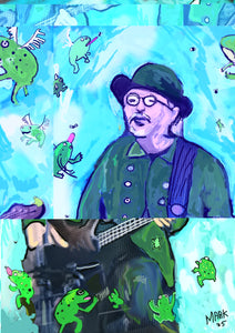 les claypool 8x10 art print signed and shipped in poly sleeve