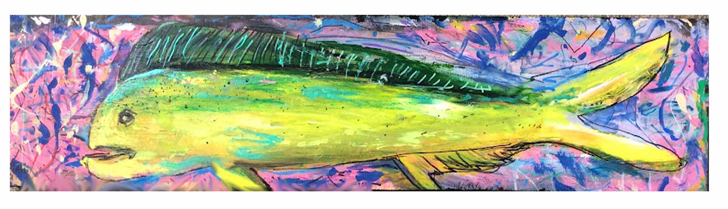 4x16 signed paper print mahi