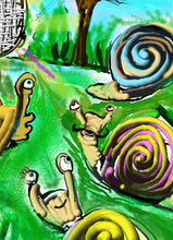 Load image into Gallery viewer, 5x7 mini print  &quot; Disco Snails &quot;  signed in poly sleeve