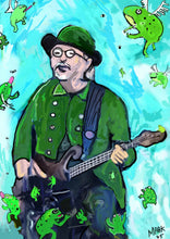 Load image into Gallery viewer, les claypool 8x10 art print signed and shipped in poly sleeve