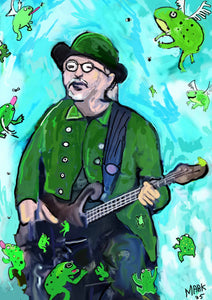 les claypool 8x10 art print signed and shipped in poly sleeve
