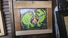 Load image into Gallery viewer, 10x12  hand built framed print amphibious jubilation  by Mark Herbert