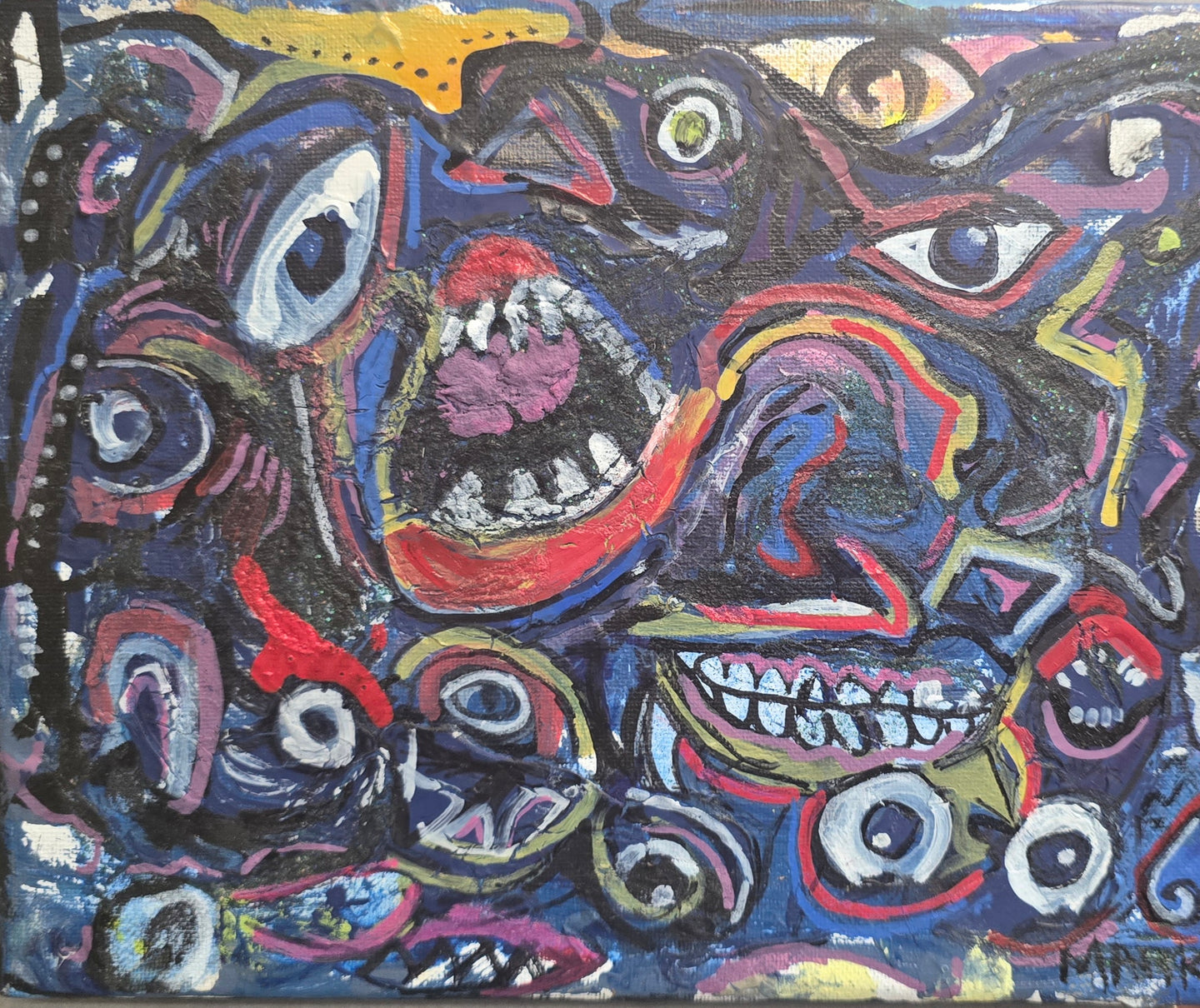 8x10 original painting on stretched canvas 