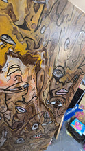 Load image into Gallery viewer, 12x24  painting on stretched canvas &quot;mortal coil fertil soil&quot;
