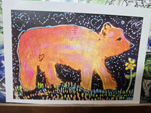 Load image into Gallery viewer, 5x7 mini print /note card"  lil bear "