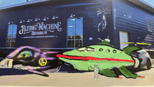 Load image into Gallery viewer, 7x 16 "planet express lands at  flying machine brewery
