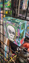 Load image into Gallery viewer, 4x4  little skull  2 on stretched gallery wrapped canvas original